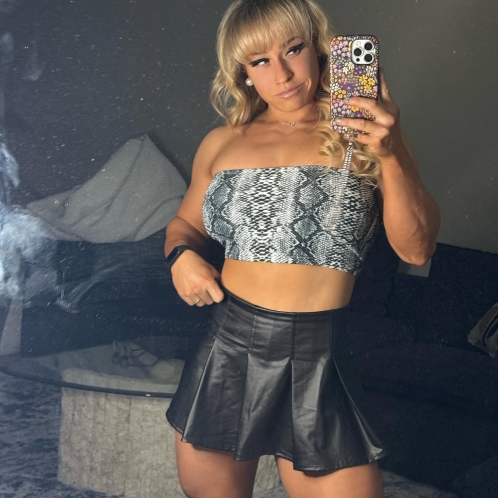 Patterned Bandeau Top